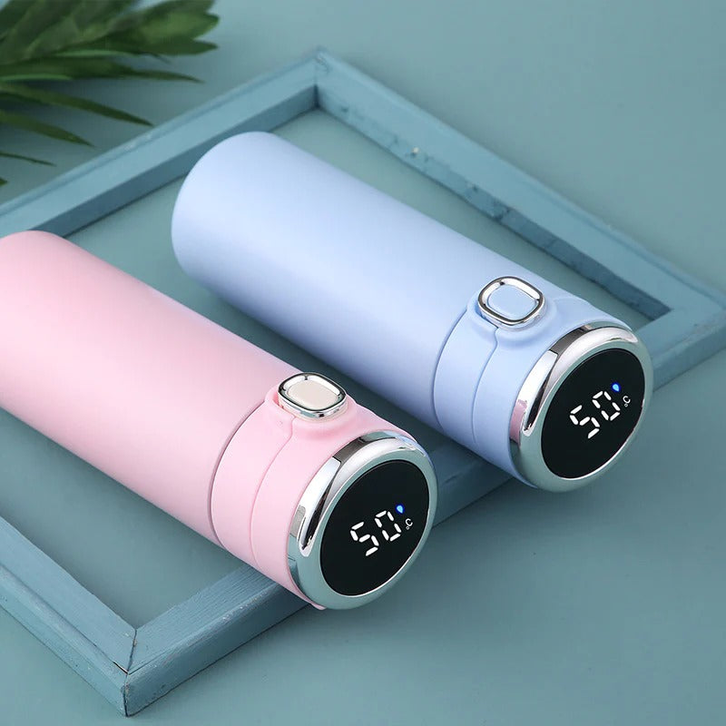 Stainless Steel Vacuum Bottle With Temperature Display