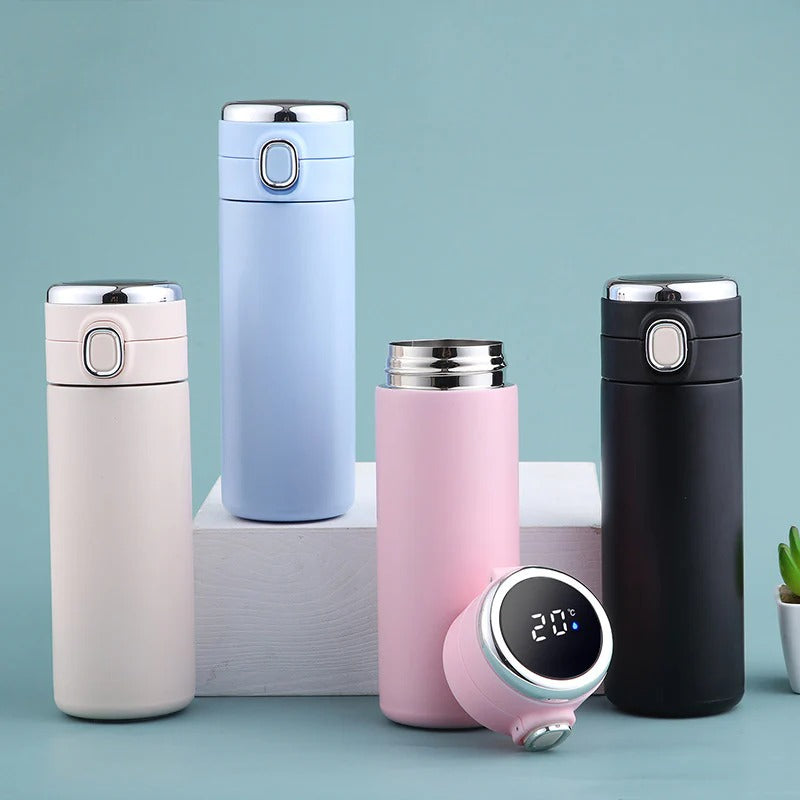 Stainless Steel Vacuum Bottle With Temperature Display